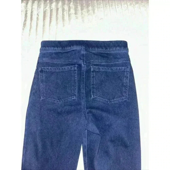 Spanx Jean-ish Ankle Denim Leggings Womens Size Small Blue Denim Pull On - Picture 7 of 8